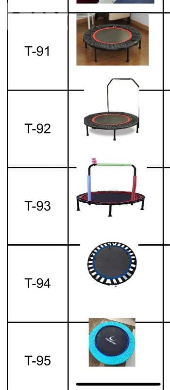 Trampoline all sizes and capacity 03027072 GEO SPORT معدات رياضية جديد