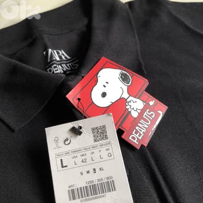 Zara - Polo Black size L