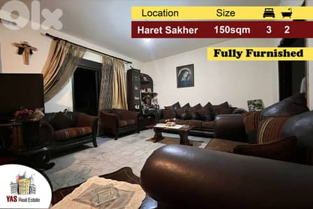 Haret Sakher 150m2 |  Fully Furnished | Well Maintained | IV/EH |