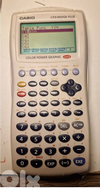 Calculator Casio CFX-9950GB plus Color power graphic  Lebanon