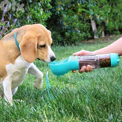 Portable 4-in-1 Pet Feeder Bottle