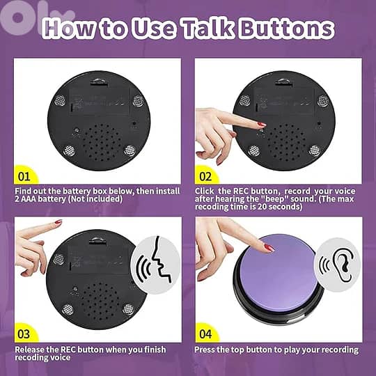 Dog Training Communication Buttons 3