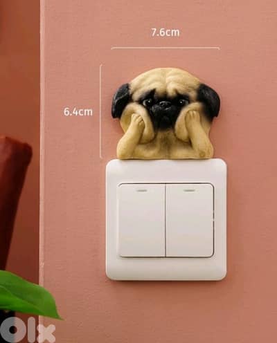 cute puppy wall decoration