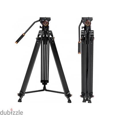 K&F 72"/1.8m Video Tripod Aluminum Transverse Center Column KF09.121