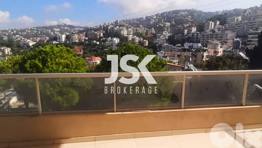 L16483-Spacious Apartment With A Nice View For Sale In Bsalim