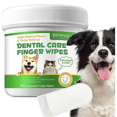 Dental Care Organic Pet Glove Wipes
