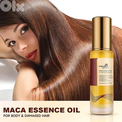 Karseell Maca Essence Oil with Argan, Vitamin E for Damaged Hair