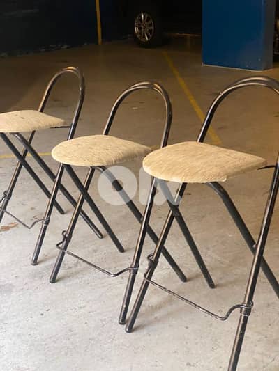 Set of 3 Folding Chairs