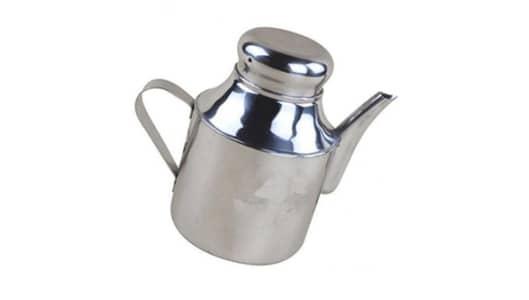 original stainless steel oil or tea pot