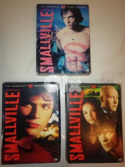 Smallville series on original DVDs seasons 1 to 7