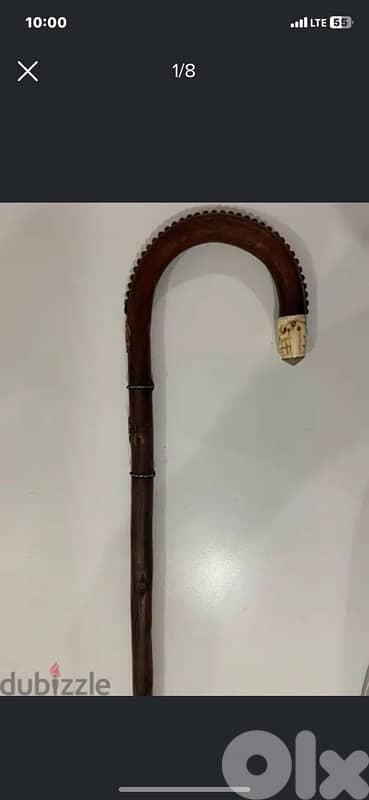 rare 19th century Scottish gents walking stick