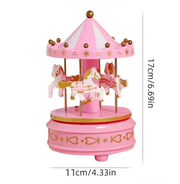 unicorn musical rotating carouselle 4