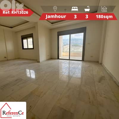 Decorated apartment in Jamhour شقة للبيع في الجمهور