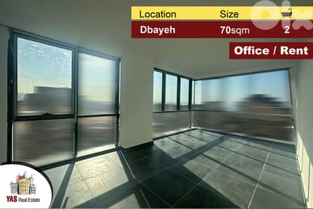 Dbayeh 70m2 | Luxury Office | New | Rent | Sea View | MJ |