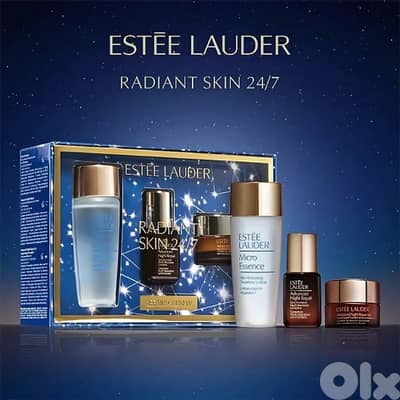 Estée Lauder Radiant Skin Set, Luxury 24/7 Anti-Aging & Hydration