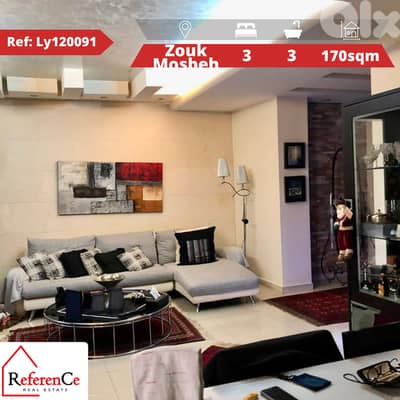 Apartment in zouk mosbeh for sale شقة للبيع في زوق مصبح