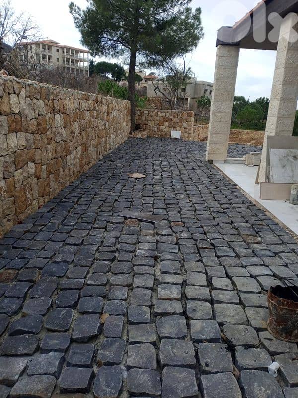 ارض مع بيت في الشوف نبع الصفا  للبيع land with house for sale in shouf 16