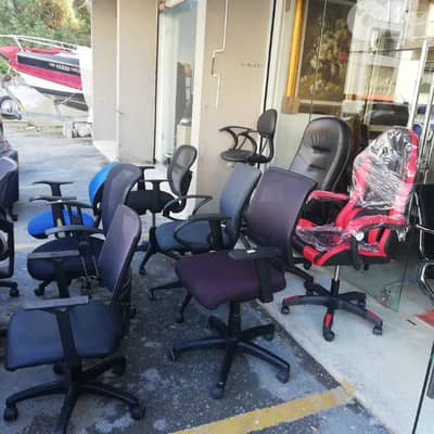 كراسي مكاتب اوروبي شبه جديد موجود كميات 40$ وطلوع