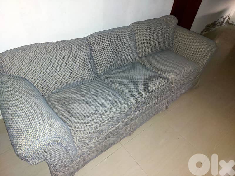 patterned blue sofa 1