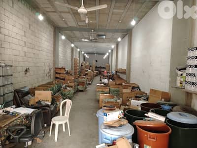 170 SQM Industrial Warehouse/Shop in Naher El Mot, Metn