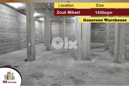 Zouk Mikael 1430m2 | Warehouse | Excellent Condition | High End | EH |