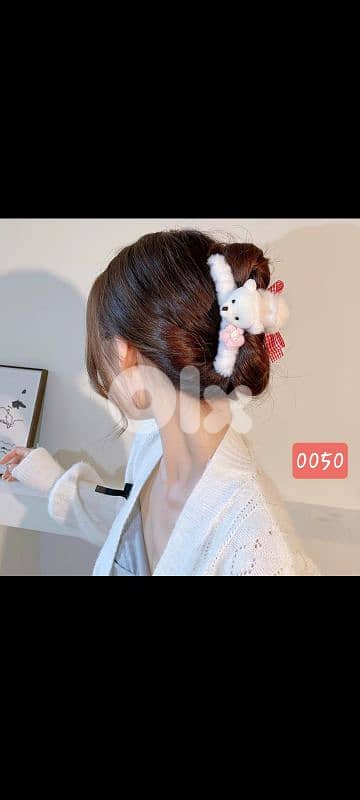 funny furr hair clips for women