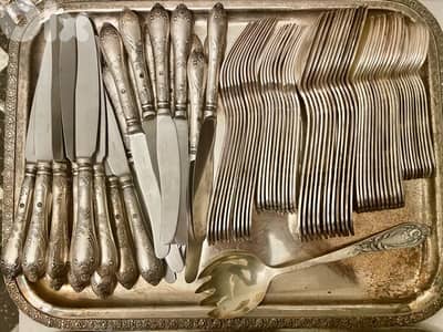 Antique Original Set of “80” Soviet Melchior dining set