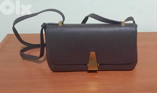 Handbag sac brown. جزدان بني