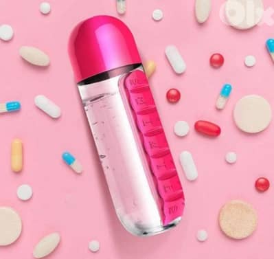 water bottle+medicines box