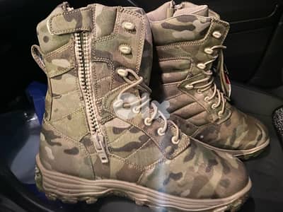 military camo tactical boots