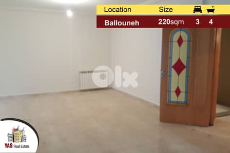 Ballouneh 220m2 + 100m2 terraces - super luxurious-apartment for sale
