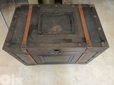 Vintage travel trunk