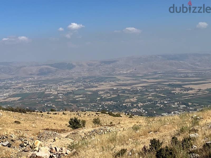 Two plots in Mreijat with panoramic view over Bella’s valley 2