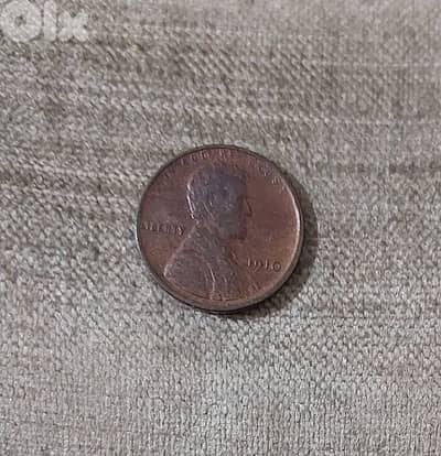 USA Lincolin Wheat Cent Coin year 1910