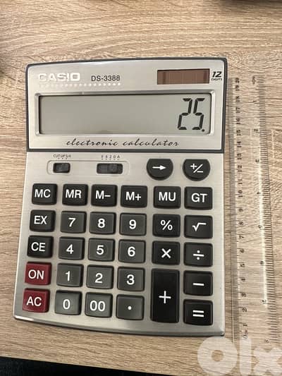 Casio Electronic Calculator Model DS-3388 - Large