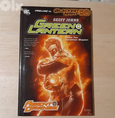 Green Lantern Agent Orange Graphic Novel.