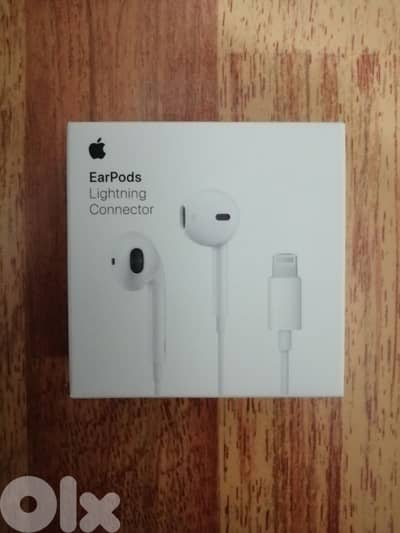 Apple original earphones  Lightning  cable, new in the box
