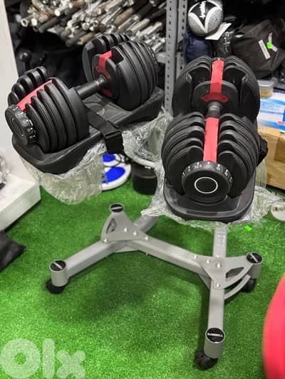 Dumbbells adjustable with Stand 03027072 GEO SPORT EQUIPMENT