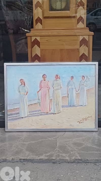 لوحة رسم زيتي اوروبية