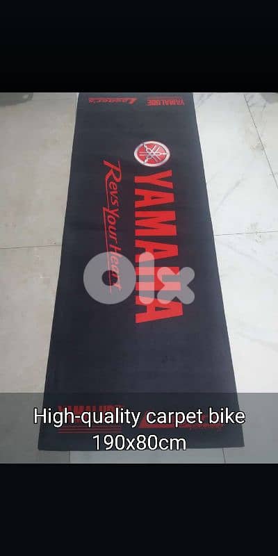Carpet for motorcycles