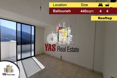 Ballouneh 440m2 Rooftop | 100m2 Terrace | Luxury | Excellent Condition