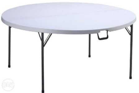 foldable round table