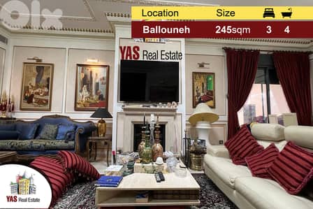 Ballouneh 245m2 | Designer’s Signature | Super High-End | Prime |
