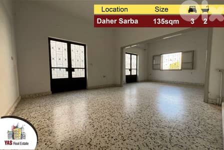 Daher Sarba 135m2 |Well Lighted | Quiet Street| Excellent Condition|EH