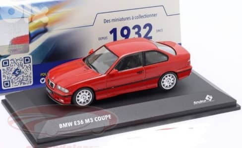 BMW M3 E36 diecast car model 1;43.