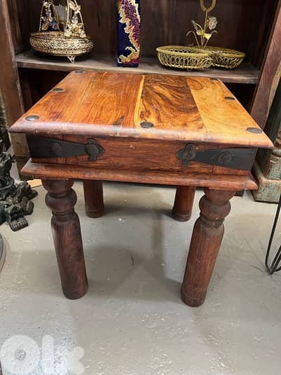 teak maseef side table