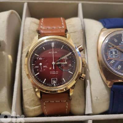 vintage chronograph Swiss avia