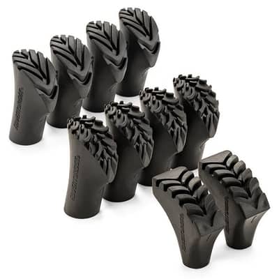 walking poles rubber buffers for hiking