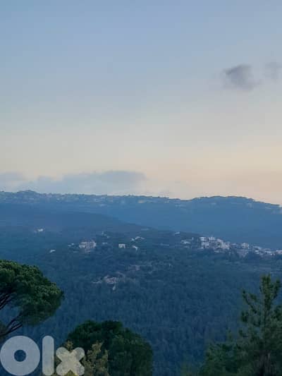 2080 SQM Land in Ouyoun Broumana, Metn Overlooking the Mountains
