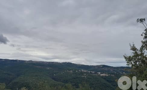 1280 SQM Land in Oyoun Broumana, Metn Overlooking the Mountains